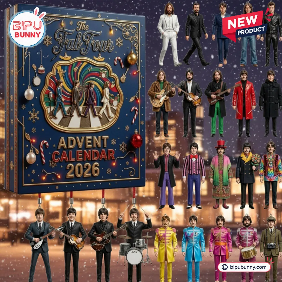 The Beatles Fab Four Advent Calendar 2026 The Beatles Fab Four Advent Calendar 2026