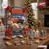 Front view of The Dukes Of Hazzard 47th Anniversary Advent Calendar box with assorted character and car figurines.