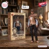 The Good The Bad and The Ugly Blondie 60th Anniversary Hot Toys figure in a western poncho, hat, and jeans with its box.