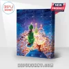 The Grinch 2026 Christmas Advent Calendar with 24 numbered doors featuring the Grinch and Max overlooking Whoville at night.
