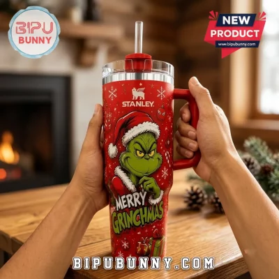 The Grinch Merry Grinchmas 40oz Stanley Tumbler