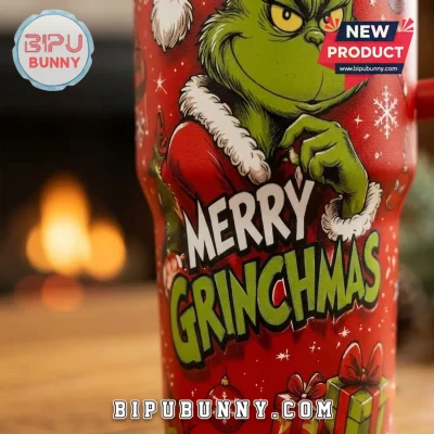 The Grinch Merry Grinchmas 40oz Stanley Tumbler