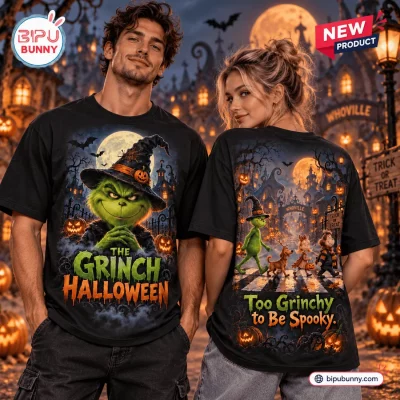 The Grinch Witch Hat Halloween Shirt