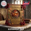 The Lord of the Rings 2026 The One Ring Advent Calendar featuring an illustration of Mount Doom and gold Elvish script details.