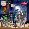 The Nightmare Before Christmas Advent Calendar 2026 featuring a 24-day countdown box with Jack Skellington and Sally figures.