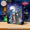 The Nightmare Before Christmas Advent Calendar 2026 featuring Jack Skellington and Sally against a full moon background.