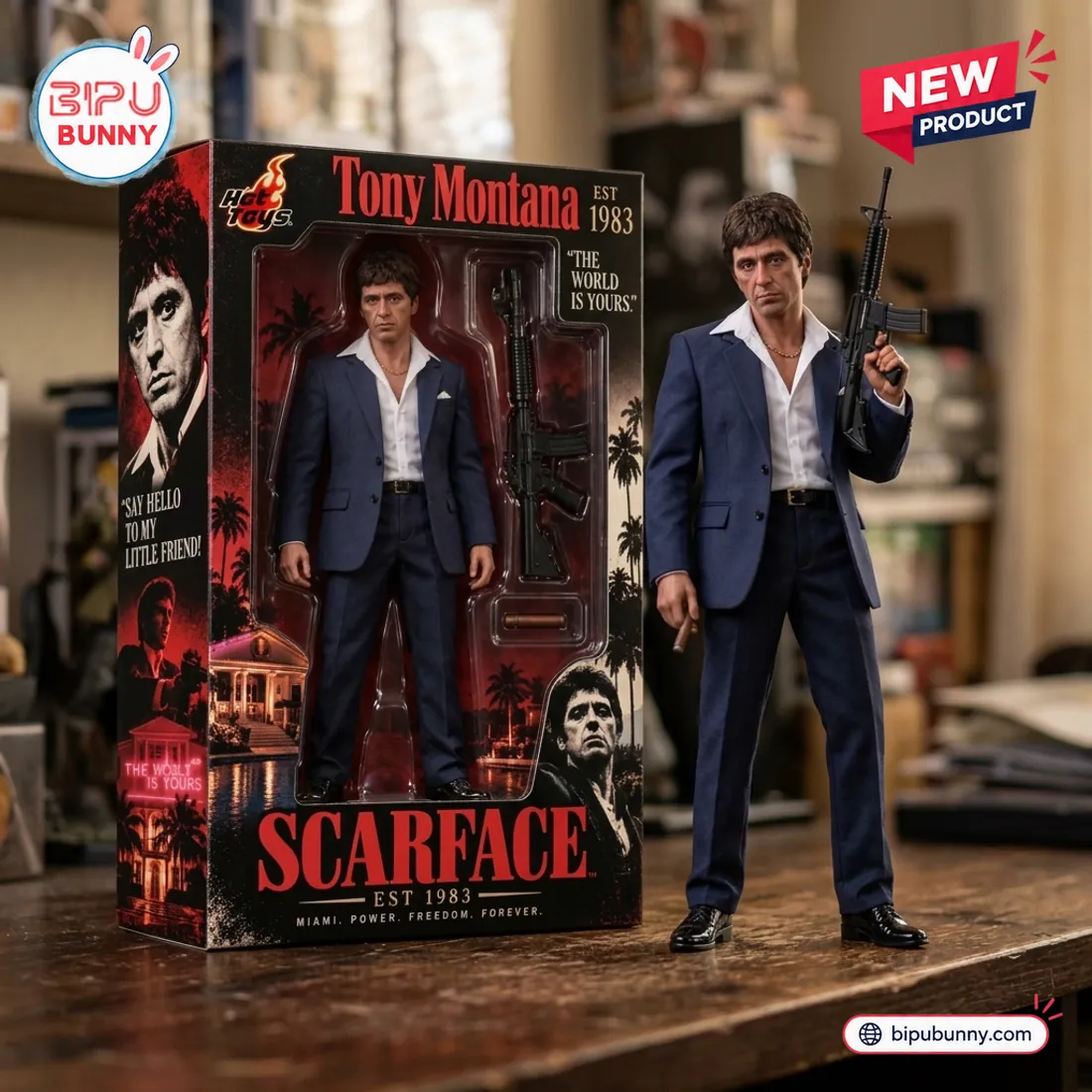 Tony Montana Collectible Figure Hot Toys Tony Montana Collectible Figure Hot Toys