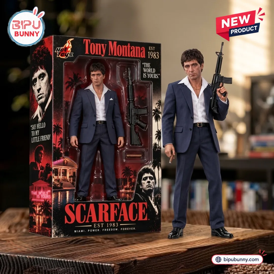 Tony Montana Collectible Figure Hot Toys Tony Montana Collectible Figure Hot Toys
