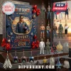 Top Gun 40th Anniversary 2026 Advent Calendar featuring collectible movie character ornaments, flight helmets, and dog tags.