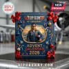Top Gun 40th Anniversary 2026 Advent Calendar featuring a Maverick character graphic, holiday lights, and red ribbons.