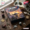 Top Gun 40th Anniversary Christmas Advent Calendar displayed on a wooden table with movie-themed miniature figurines.