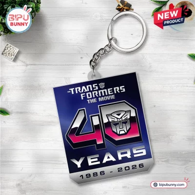 Transformers 40th Anniversary Double Sided Keychain
