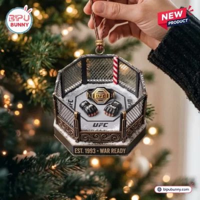 UFC Championship Octagon Christmas Ornament