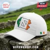University of North Carolina Ireland Series white baseball cap with an embroidered green, white, and orange NC logo.