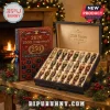 USA 250th Anniversary 2026 Nutcracker Advent Calendar featuring 24 miniature figures in a red and navy blue gift box.