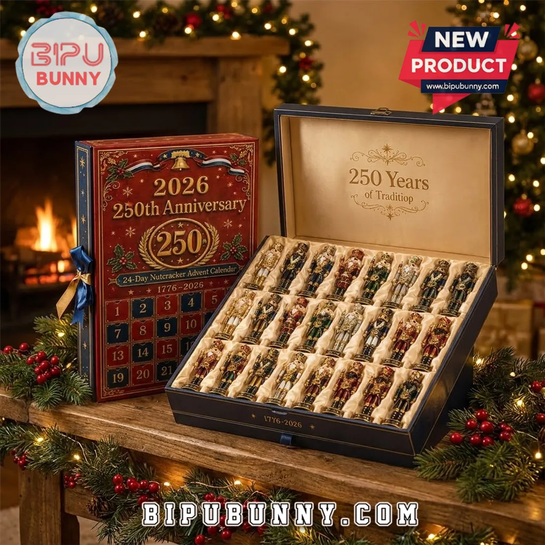 USA 250th Anniversary 2026 Nutcracker Advent Calendar USA 250th Anniversary 2026 Nutcracker Advent Calendar