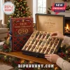 USA 250th Anniversary 2026 Nutcracker Advent Calendar with gold and red numbered boxes featuring miniature wooden soldiers.