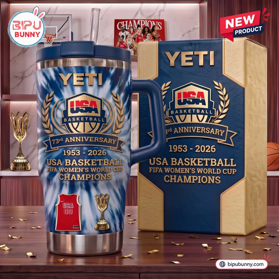 USA Basketball 73rd Anniversary YETI Tumbler Cup USA Basketball 73rd Anniversary YETI Tumbler Cup