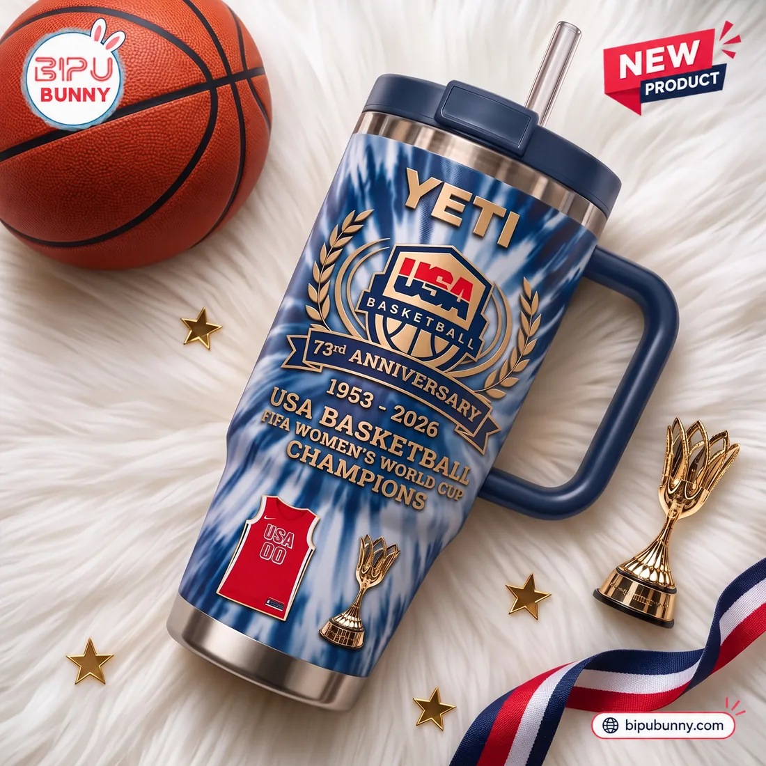 USA Basketball 73rd Anniversary YETI Tumbler Cup USA Basketball 73rd Anniversary YETI Tumbler Cup