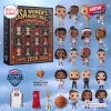 Front view of a 2026 USA Women's Basketball FIBA World Cup Champions advent calendar with various player figurines.