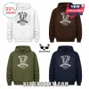 Which Way EJ Endicott New York Heritage hoodie collection in white, brown, olive, and navy with vintage-style typography.