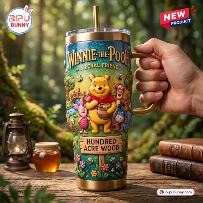 Winnie the Pooh Hundred Acre Wood 40oz Stanley Tumbler