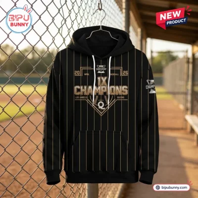 WPBL Los Angeles Queens 2026 Champions Black Hoodie