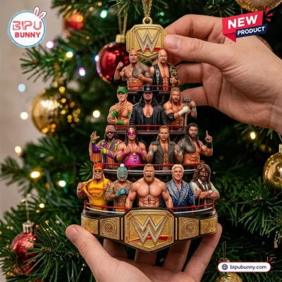 WWE Legends Christmas Ornament 2026