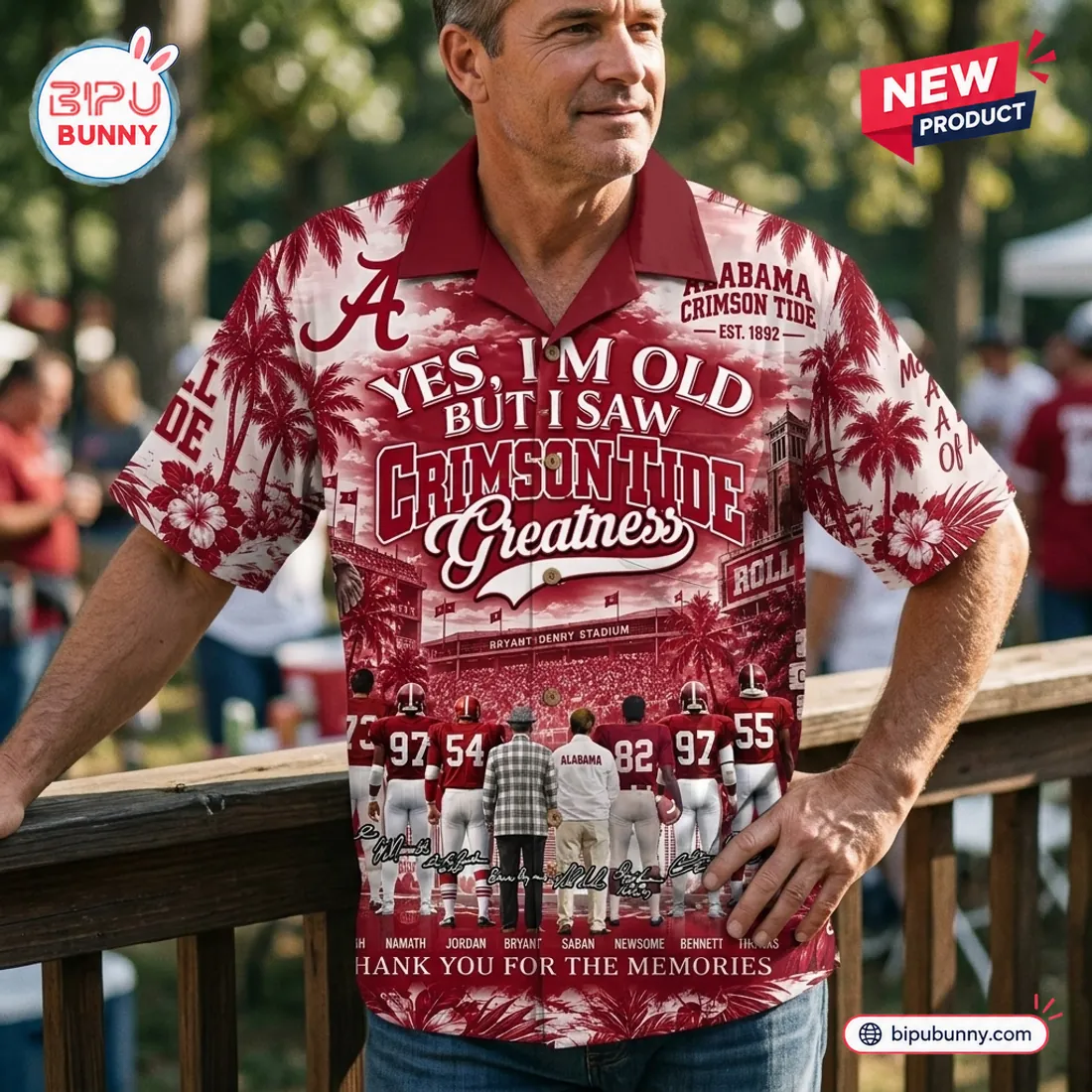 Yes, I’m Old But I Saw Alabama Crimson Tide Greatness Hawaiian Shirt Yes, I’m Old But I Saw Alabama Crimson Tide Greatness Hawaiian Shirt