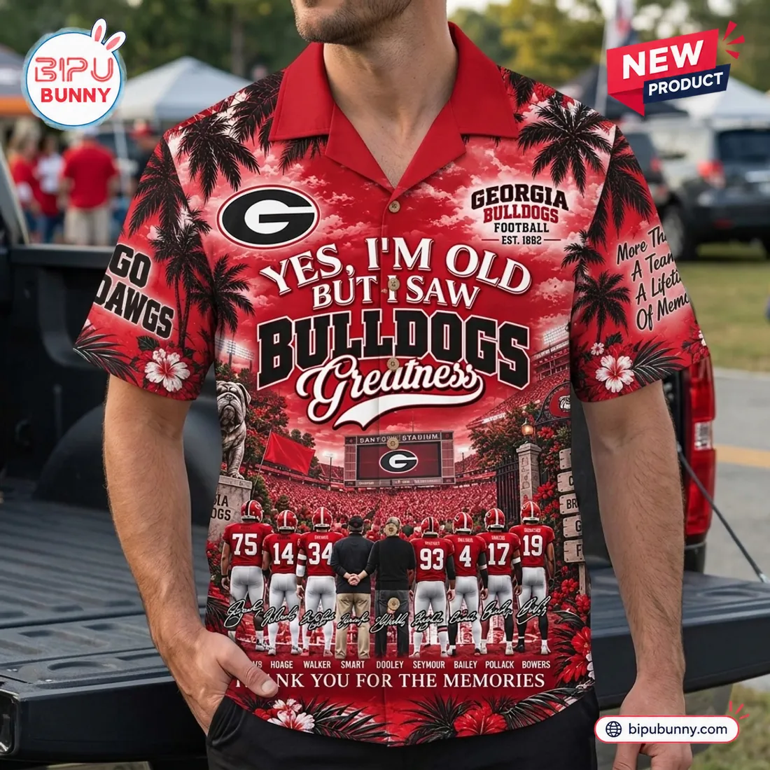 Yes, I’m Old But I Saw Georgia Bulldogs Greatness Hawaiian Shirt Yes, I’m Old But I Saw Georgia Bulldogs Greatness Hawaiian Shirt