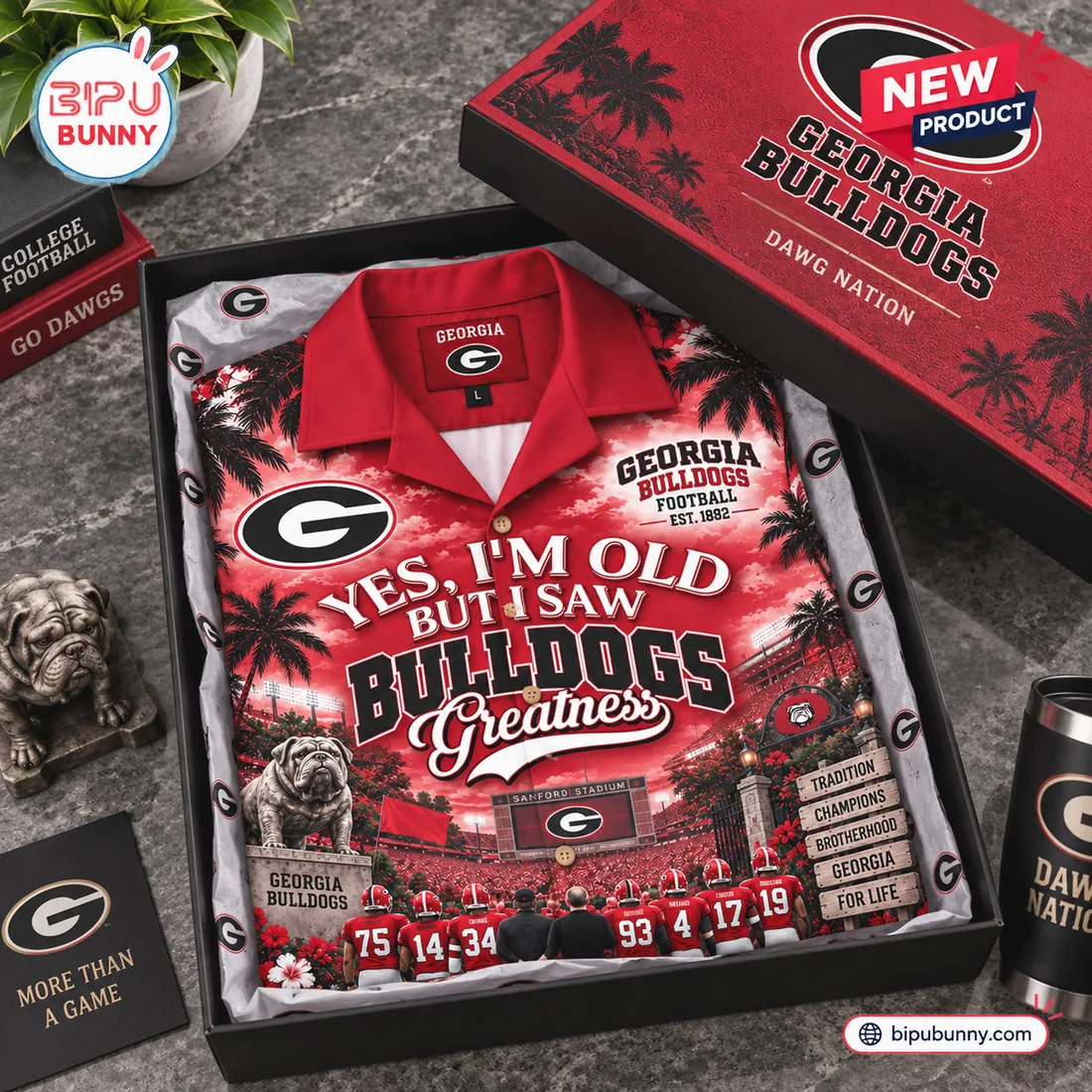 Yes, I’m Old But I Saw Georgia Bulldogs Greatness Hawaiian Shirt Yes, I’m Old But I Saw Georgia Bulldogs Greatness Hawaiian Shirt