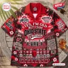 Front view of the Yes, I'm Old But I Saw Ohio State Buckeyes Greatness Hawaiian Shirt featuring team graphics.