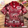 Front view of the Yes, I'm Old But I Saw Oklahoma Sooners Greatness Hawaiian Shirt in red.