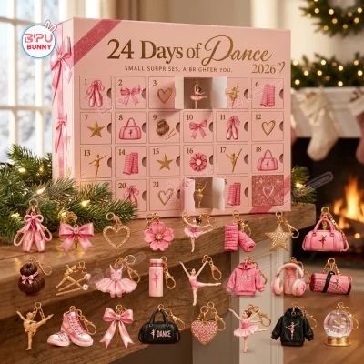 24 Days Of Dance Pink Ballet Advent Calendar