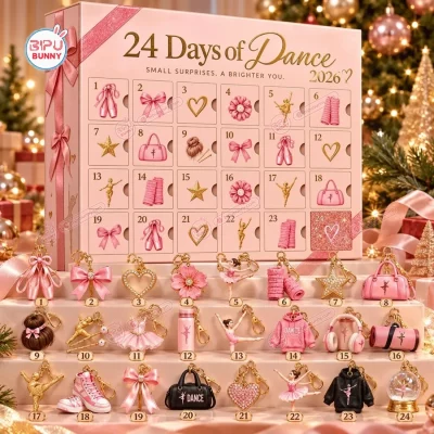 24 Days Of Dance Pink Ballet Advent Calendar