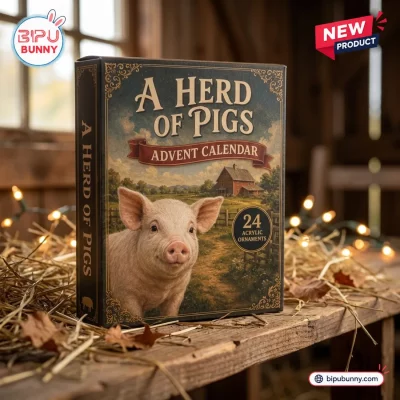 A Herd of Pigs Pig Animal Advent Calendar