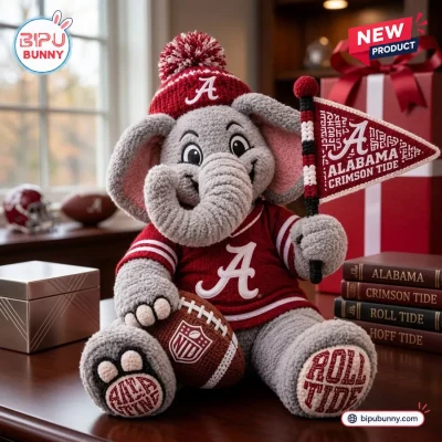 Alabama Crimson Tide Plush Elephant Toy