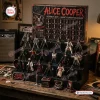 Front view of the Alice Cooper School's Out Legacy Advent Calendar with miniature figures displayed on tiers.