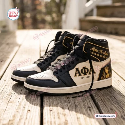 Alpha Phi Alpha Retro High Top Air Jordan 1 Sneakers