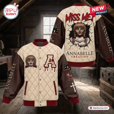 Annabelle Creation Haunted Doll Varsity Jacket