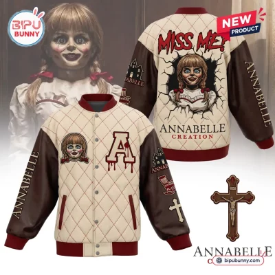 Annabelle Creation Haunted Doll Varsity Jacket