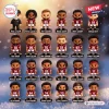 Grid of miniature figures representing Arizona Cardinals NFL players on black bases.