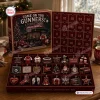 Front view of the Arsenal FC Come On You Gunners Christmas Advent Calendar with open ornament box.
