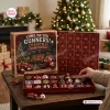 Front view of an Arsenal FC Christmas Advent Calendar with 24 numbered doors and collectible ornaments.