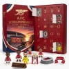 Open Arsenal FC Gunners Emirates Stadium 2026 Advent Calendar with figurines and stadium model.