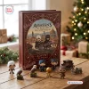Front view of Assassin's Creed 20th Anniversary Advent Calendar box with figures on table.