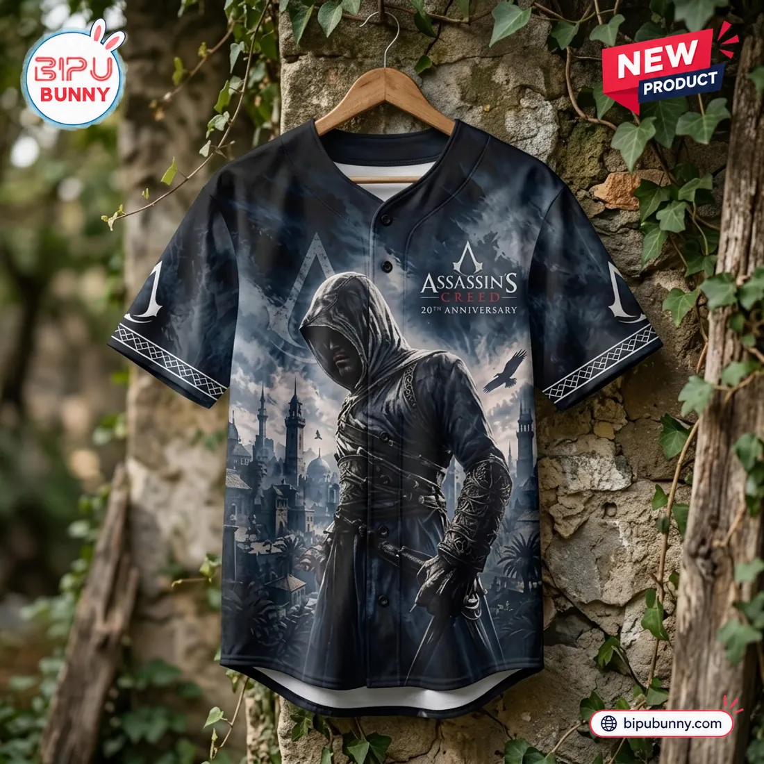 Assassin’s Creed 20th Anniversary Baseball Jersey Assassin’s Creed 20th Anniversary Baseball Jersey
