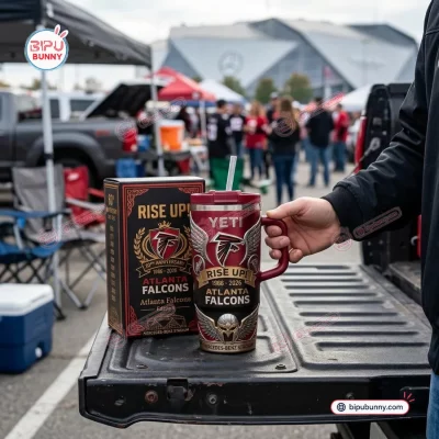 Atlanta Falcons Rise Up 60th Anniversary Tumbler