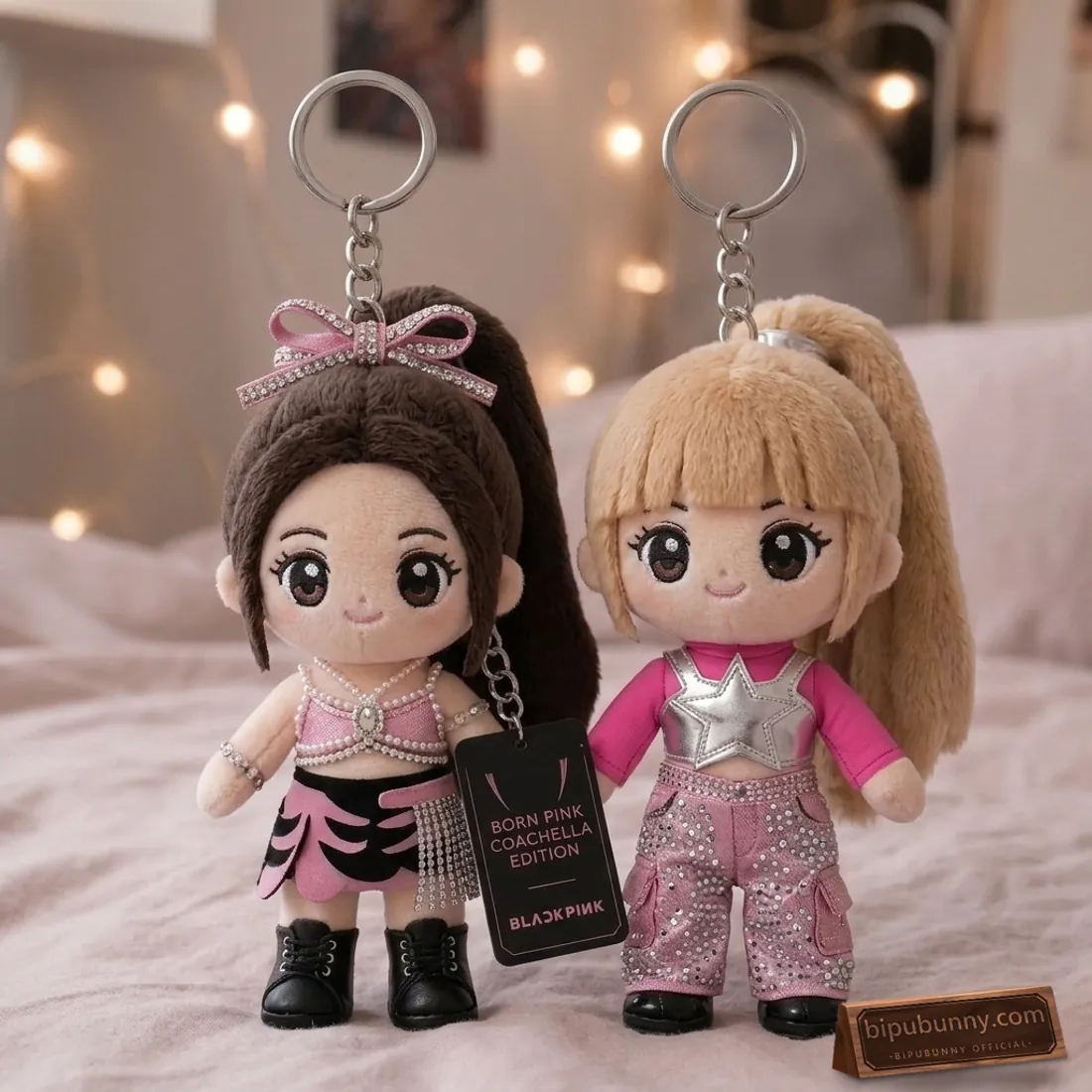 BLACKPINK Born Pink Coachella Headline Edition Plush Keychain Set BLACKPINK Born Pink Coachella Headline Edition Plush Keychain Set