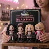 Front view of BLACKPINK Born Pink Coachella Headline Edition Plush Keychain Set in box with four dolls.